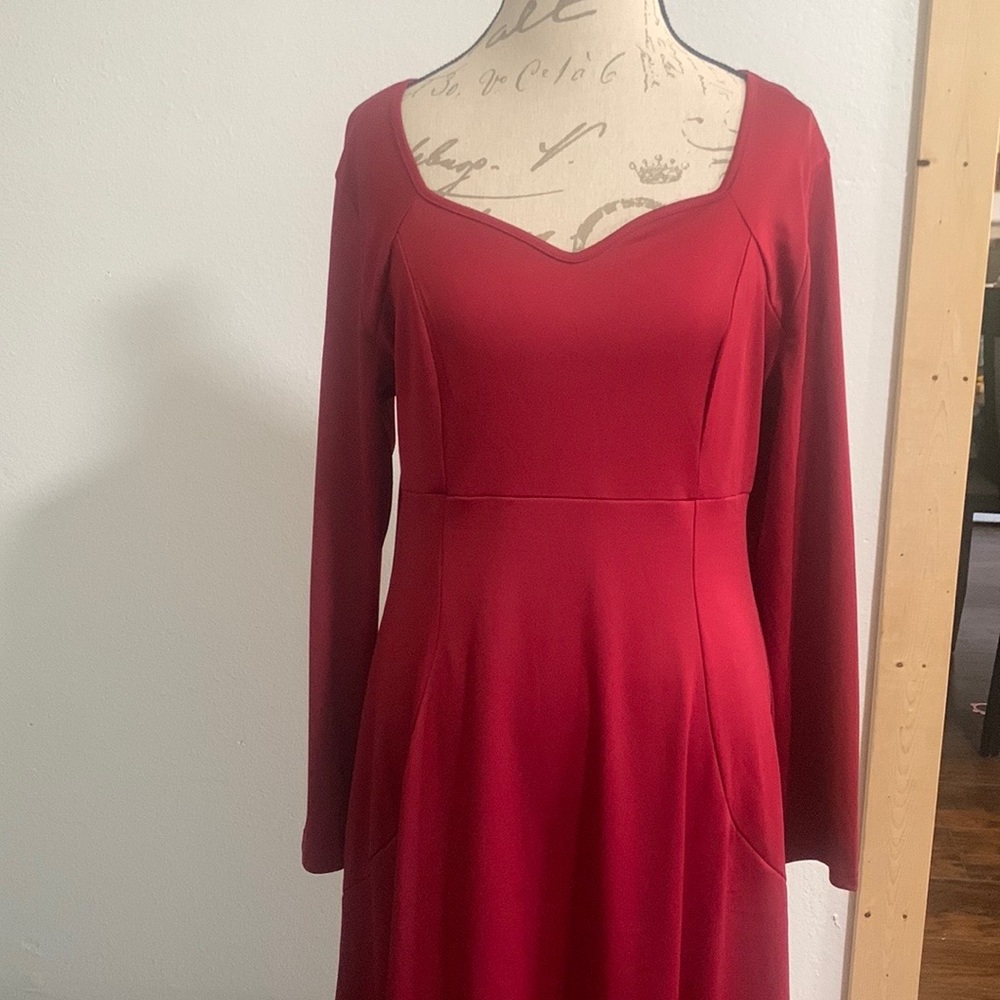 SHEIN curve 1XL long sleeve long dress